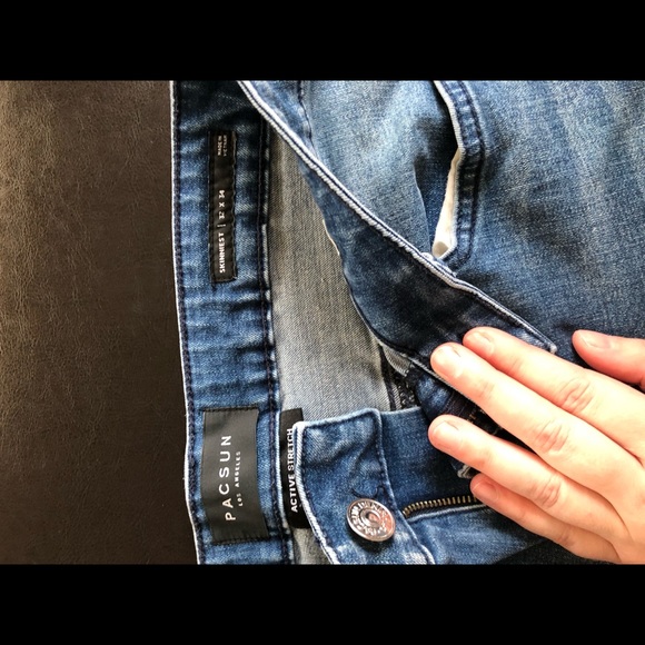PacSun Blue Men’s Skinniest Jeans - Picture 2 of 3